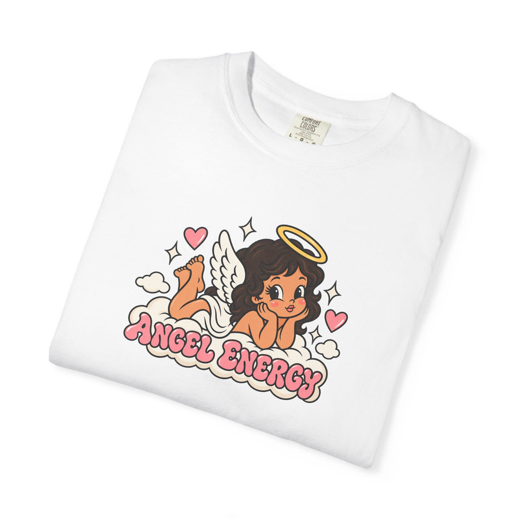 Angel Energy T-Shirt — Cute Retro Angel Graphic Tee