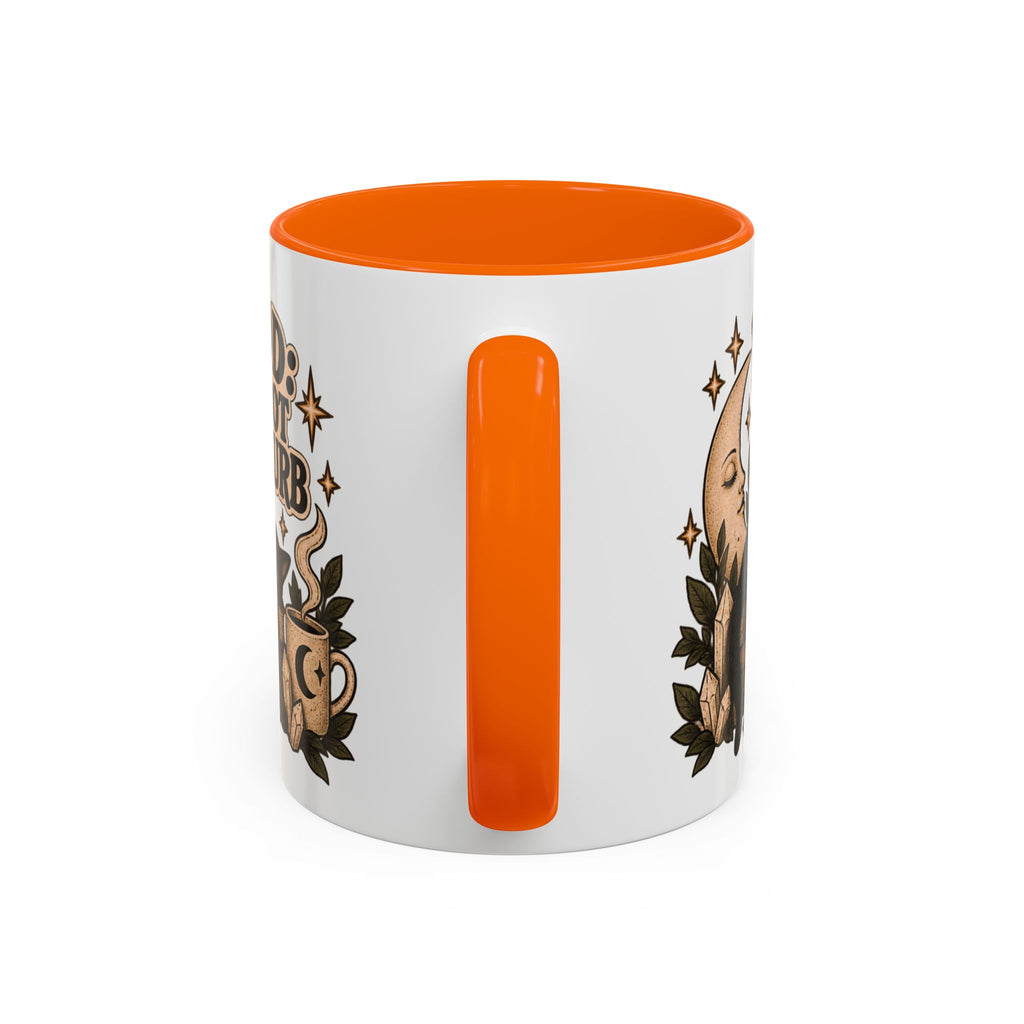 Mood: Do Not Disturb Mug — Sleepy Cat & Moon Ceramic Coffee Mug