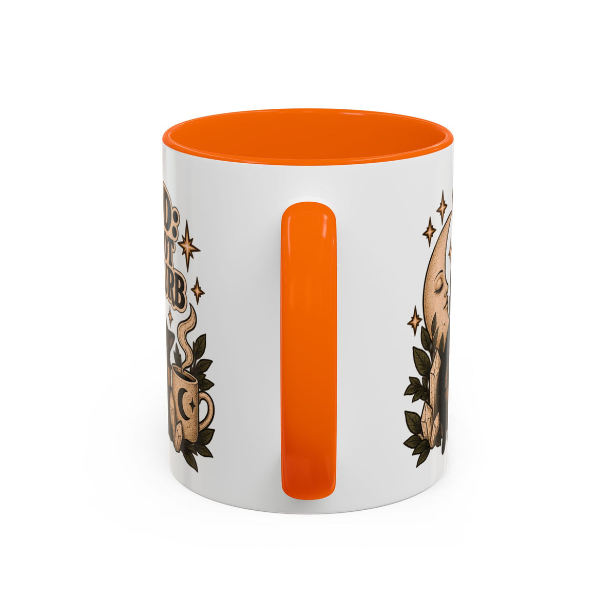 Mood: Do Not Disturb Mug — Sleepy Cat & Moon Ceramic Coffee Mug
