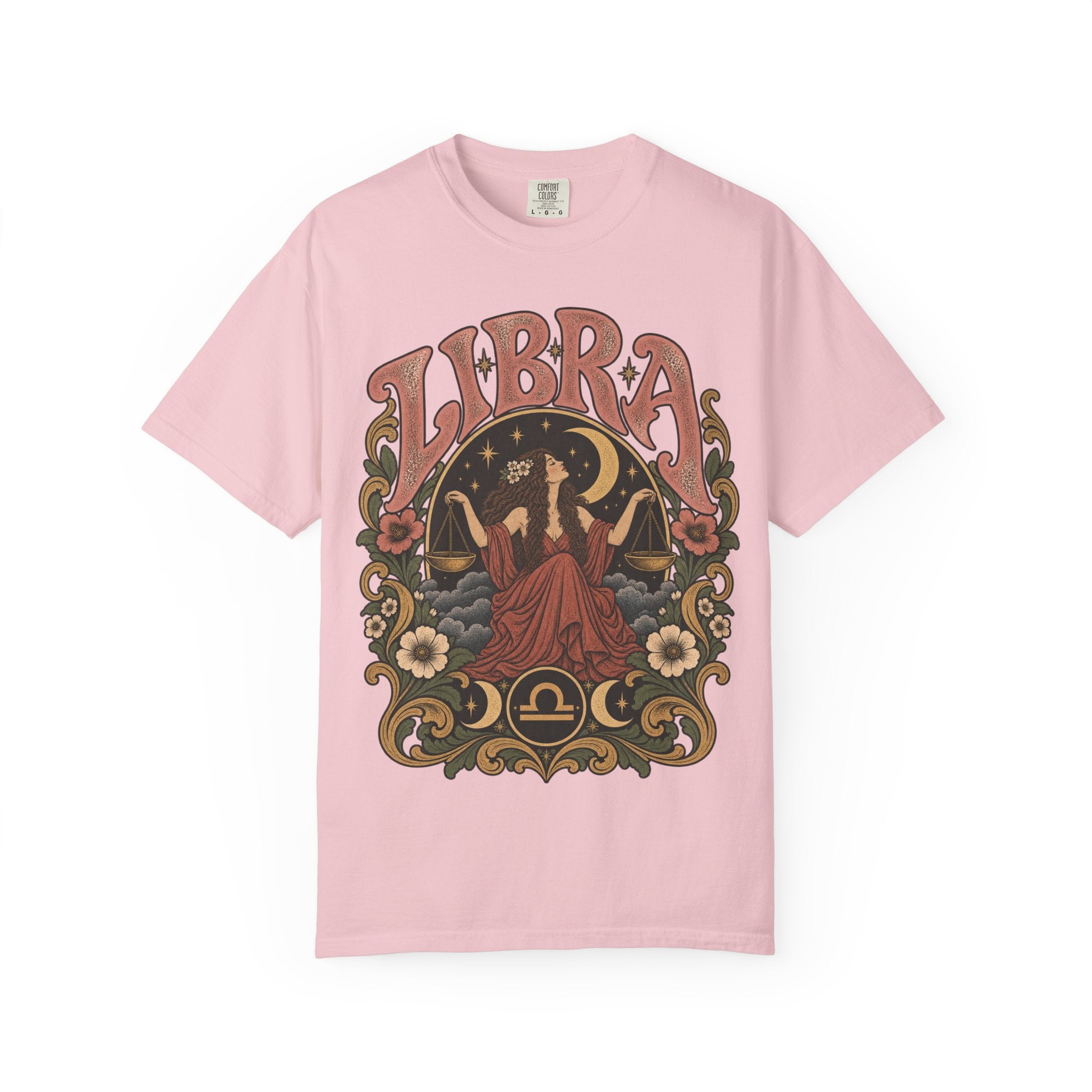 T-Shirt — Libra Vintage Zodiac Graphic Tee
