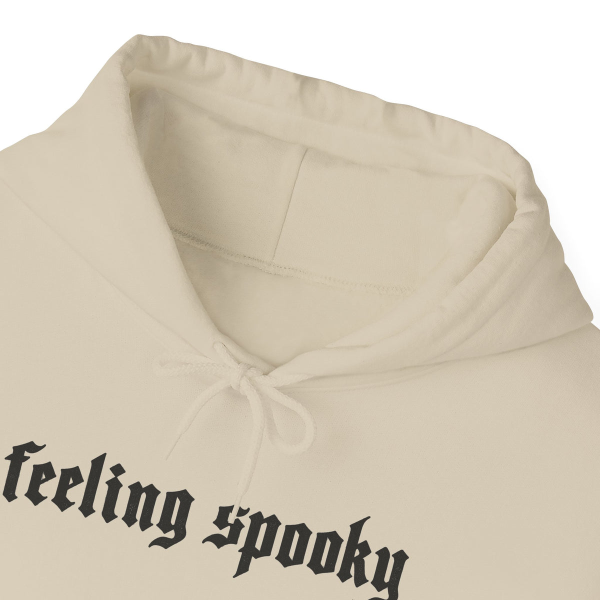 Feeling Spooky Hoodie - Gothic Script Halloween Sweatshirt