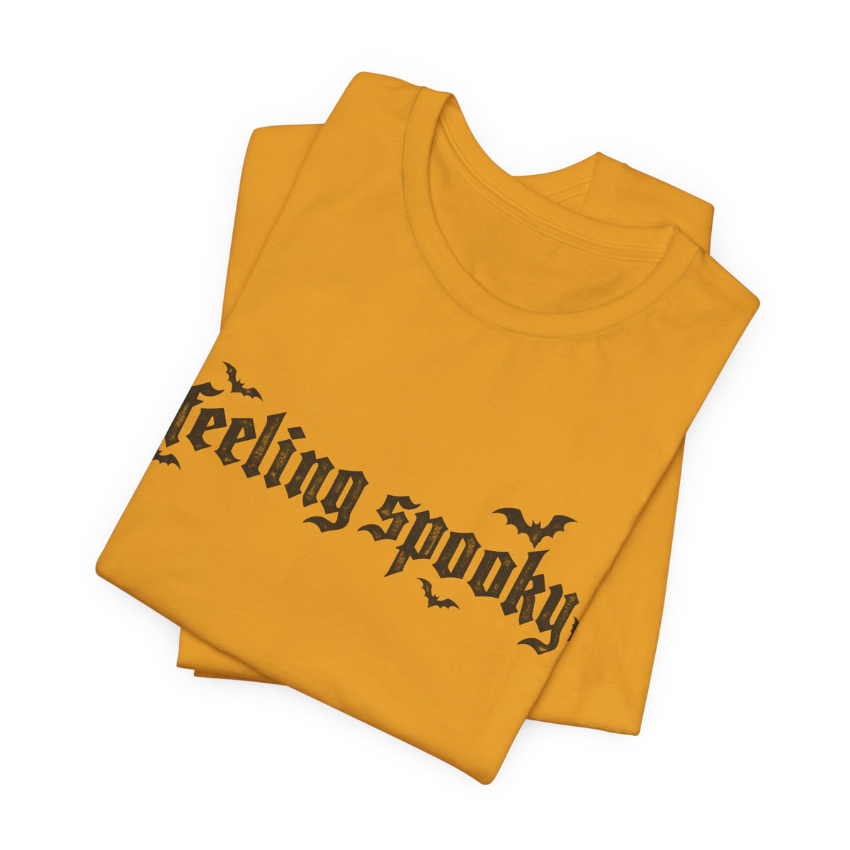 Feeling Spooky T-Shirt — Gothic Halloween Tee with Bats