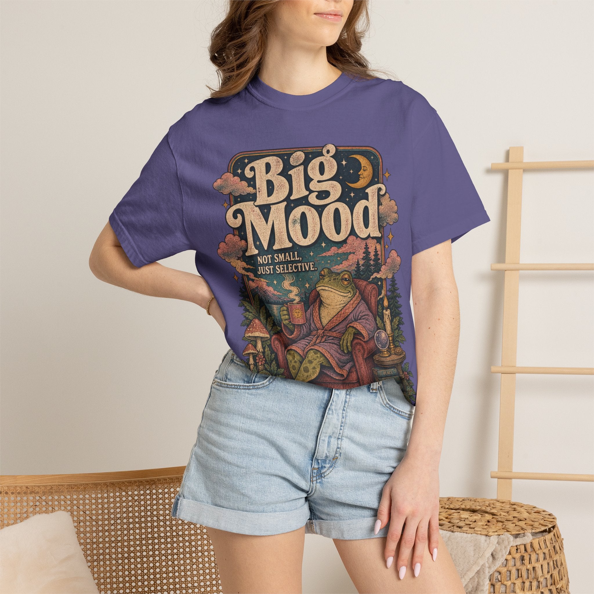 Big Mood Graphic T-Shirt — Cozy Retro Camping Vibe
