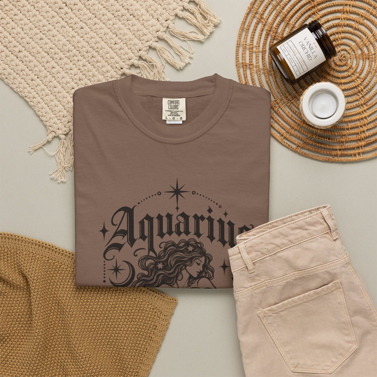 Aquarius Zodiac T-Shirt — Water Bearer Astrology Tee