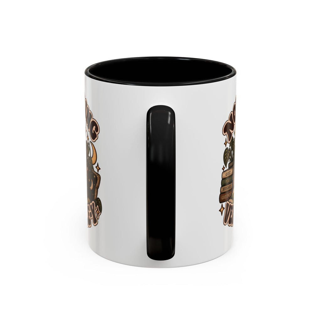 Not Feeling Very Peopley Mug — Cozy Frog Introvert Ceramic Coffee Mug