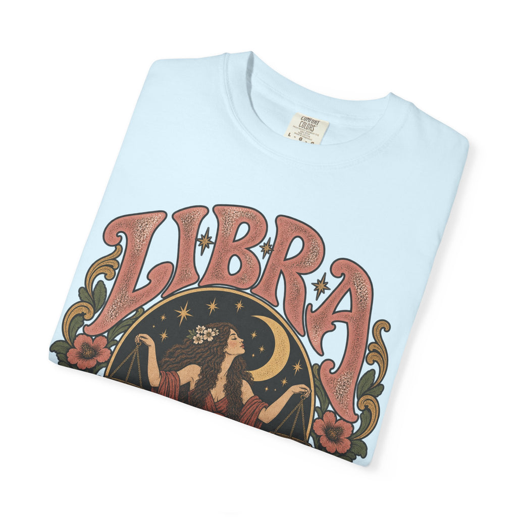 T-Shirt — Libra Vintage Zodiac Graphic Tee