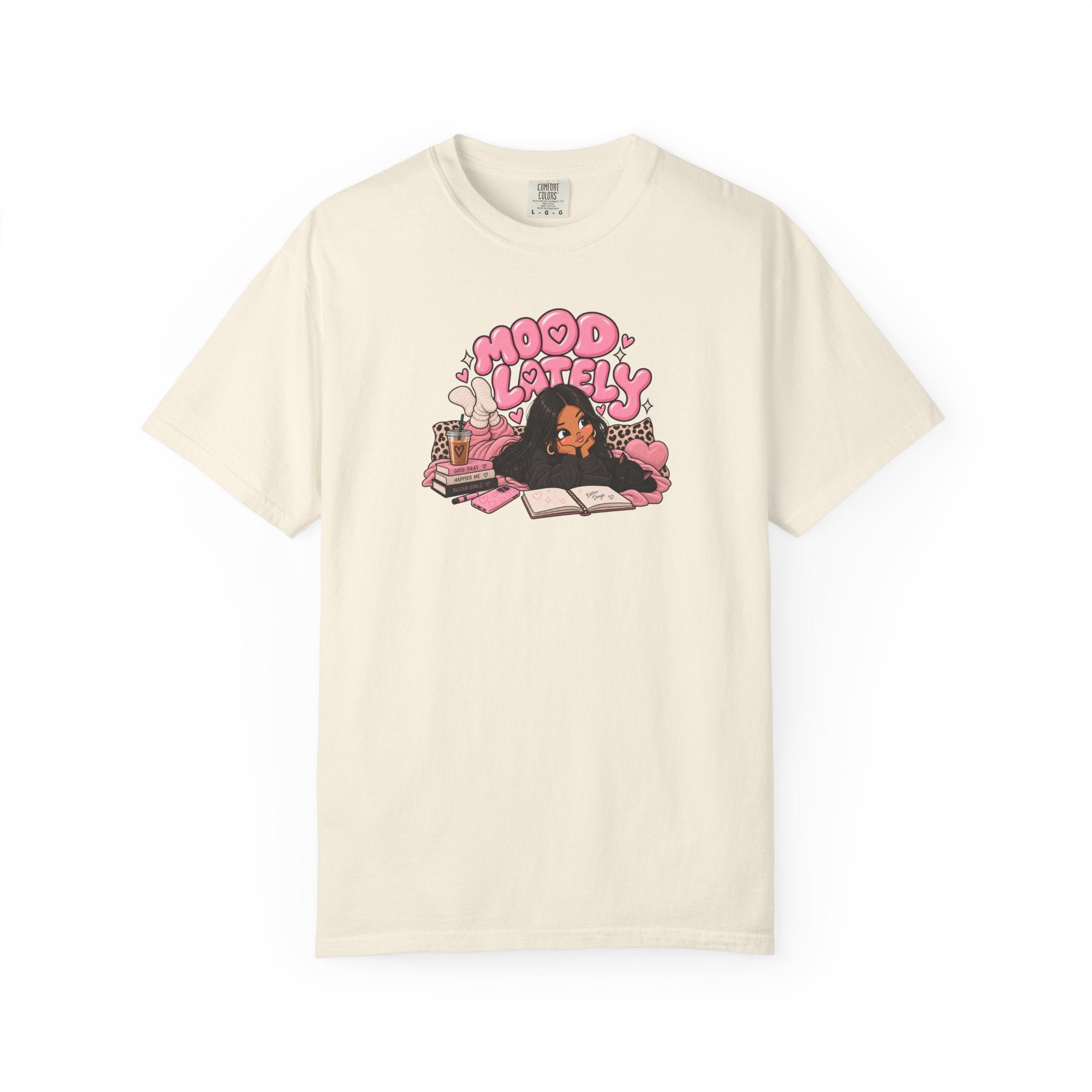 Mood Lately Graphic T-Shirt — Cozy Study Vibes