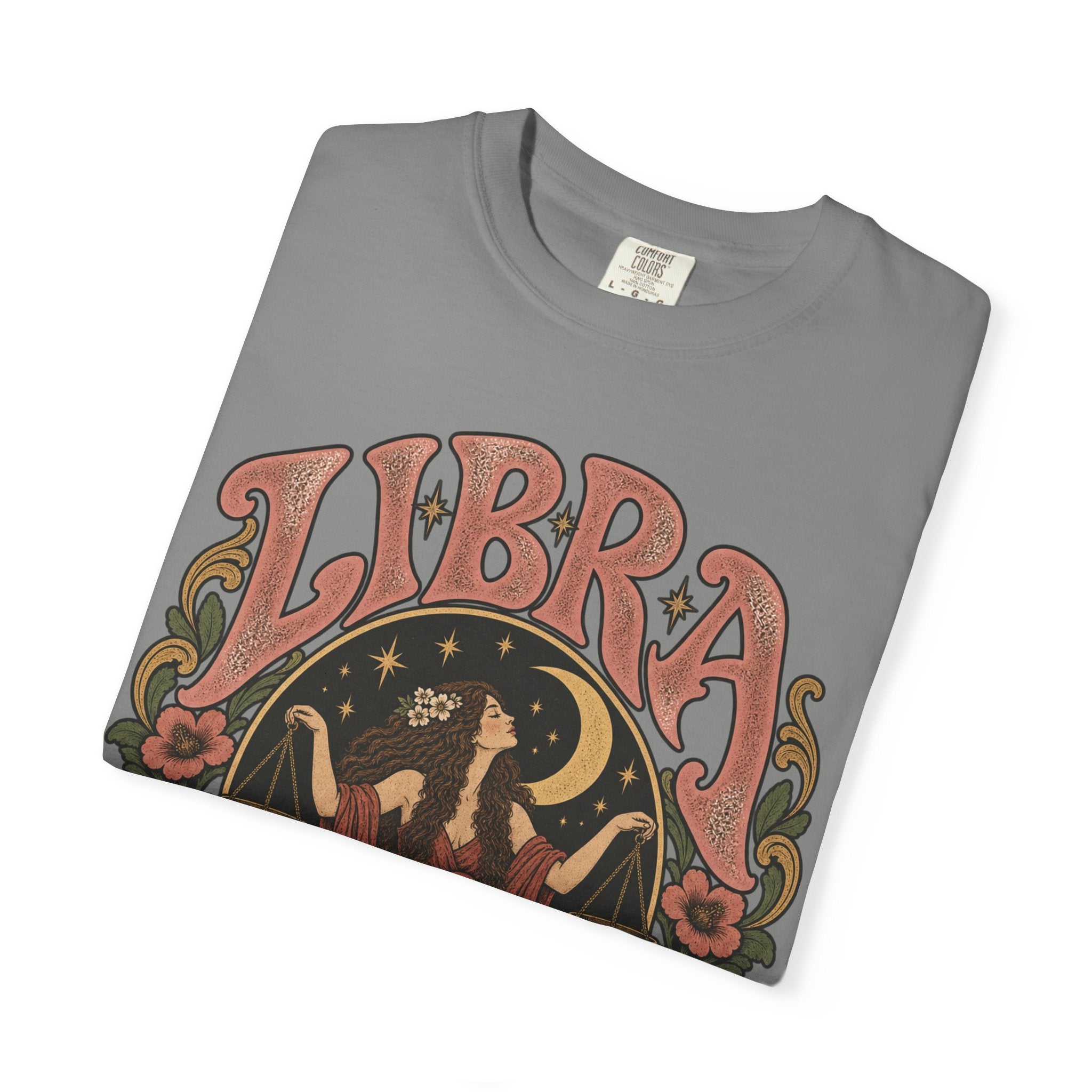 T-Shirt — Libra Vintage Zodiac Graphic Tee