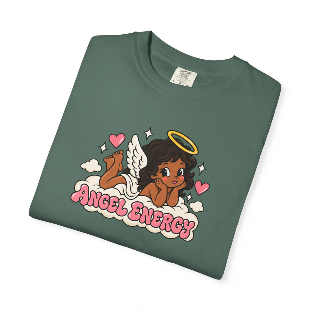 Angel Energy T-Shirt — Cute Retro Angel Graphic Tee