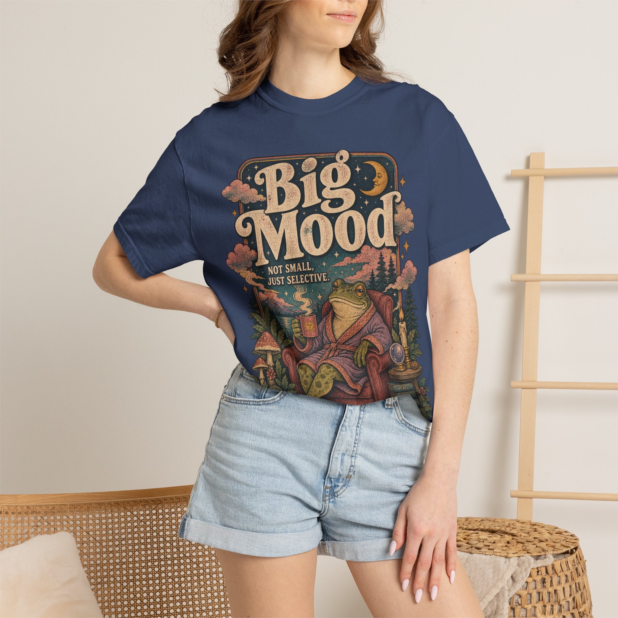 Big Mood Graphic T-Shirt — Cozy Retro Camping Vibe
