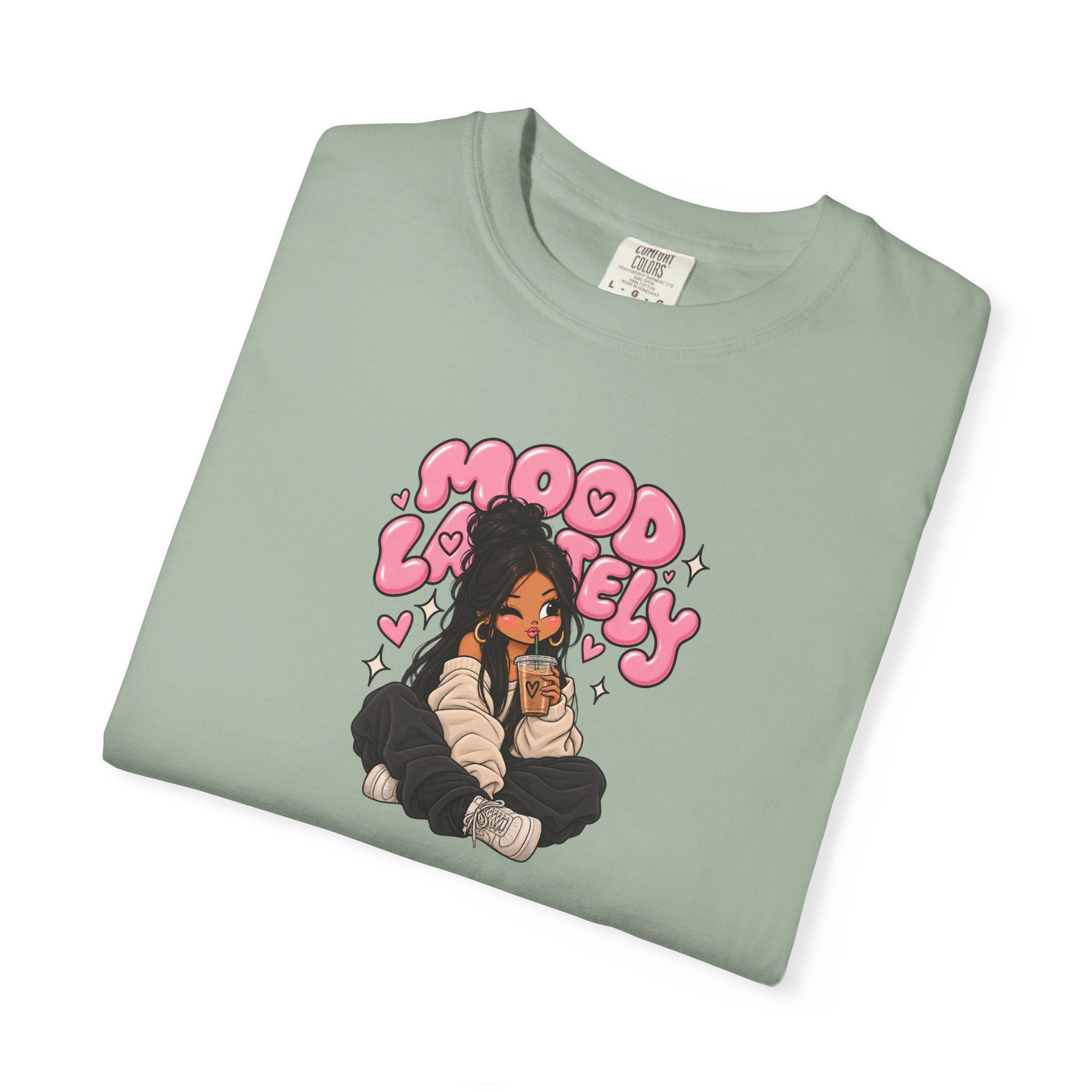 Mood Lovely T-Shirt — Cute Cartoon Girl Graphic Tee