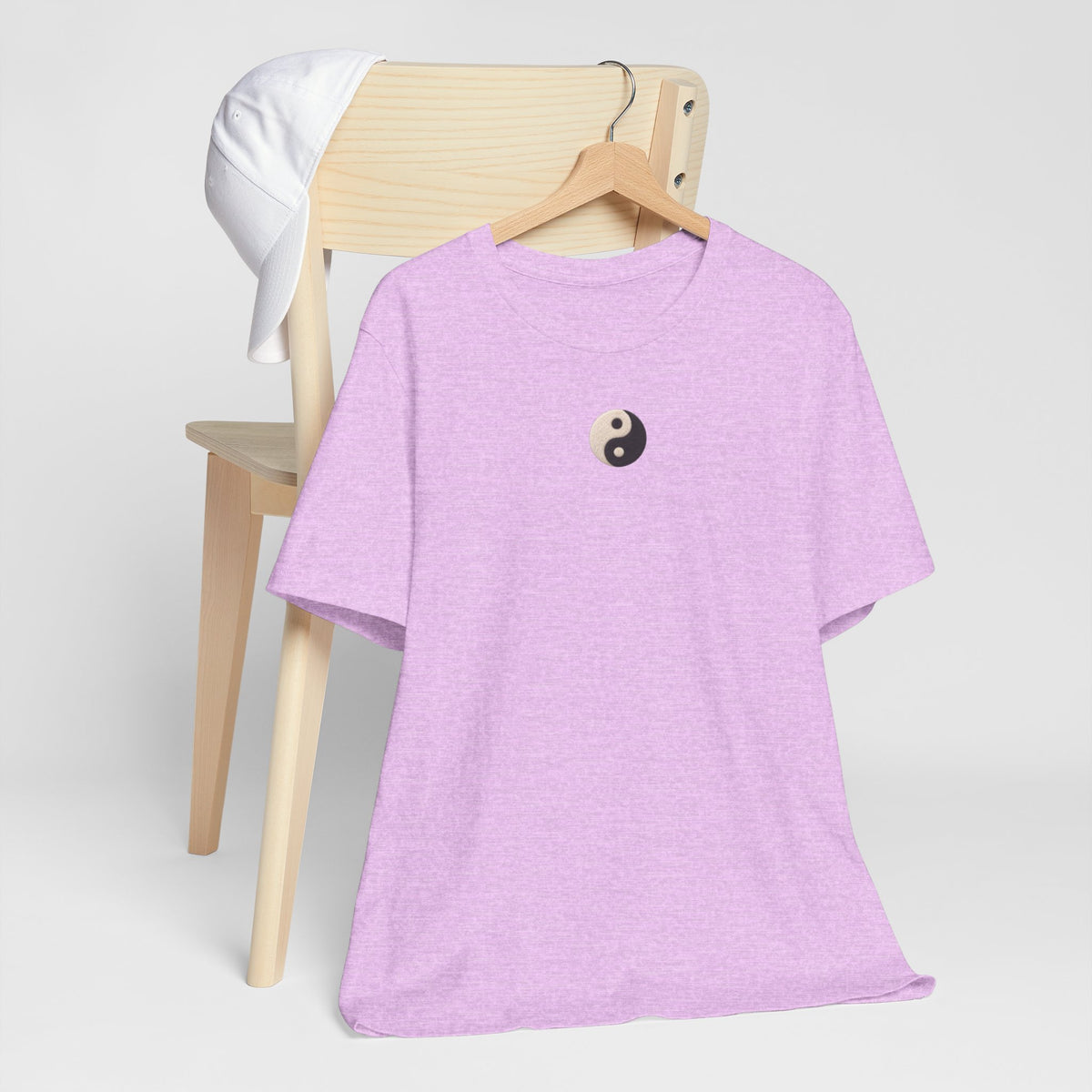 Yin Yang Minimalist Tee - Small Center Chest Yin Yang T-Shirt