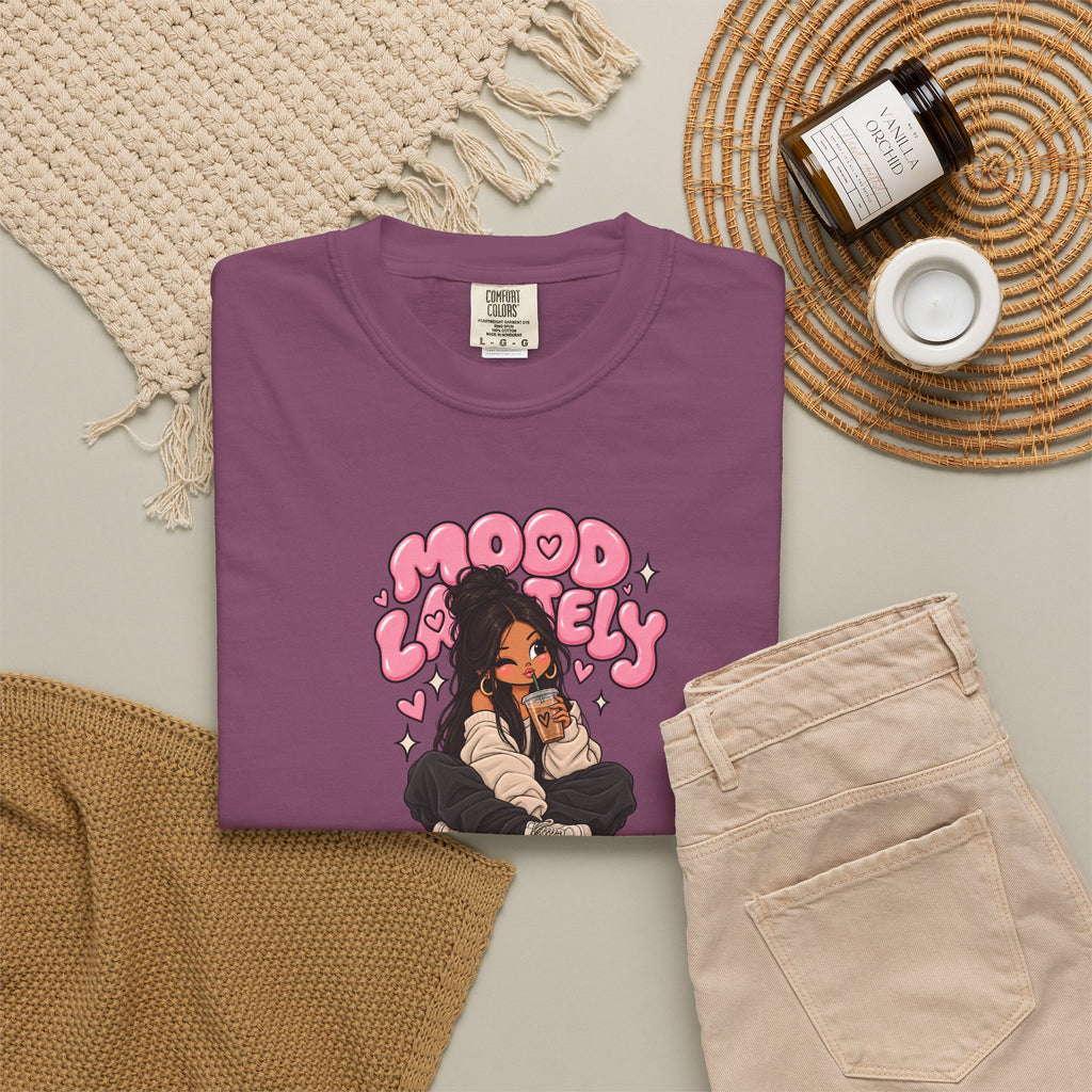 Mood Lovely T-Shirt — Cute Cartoon Girl Graphic Tee