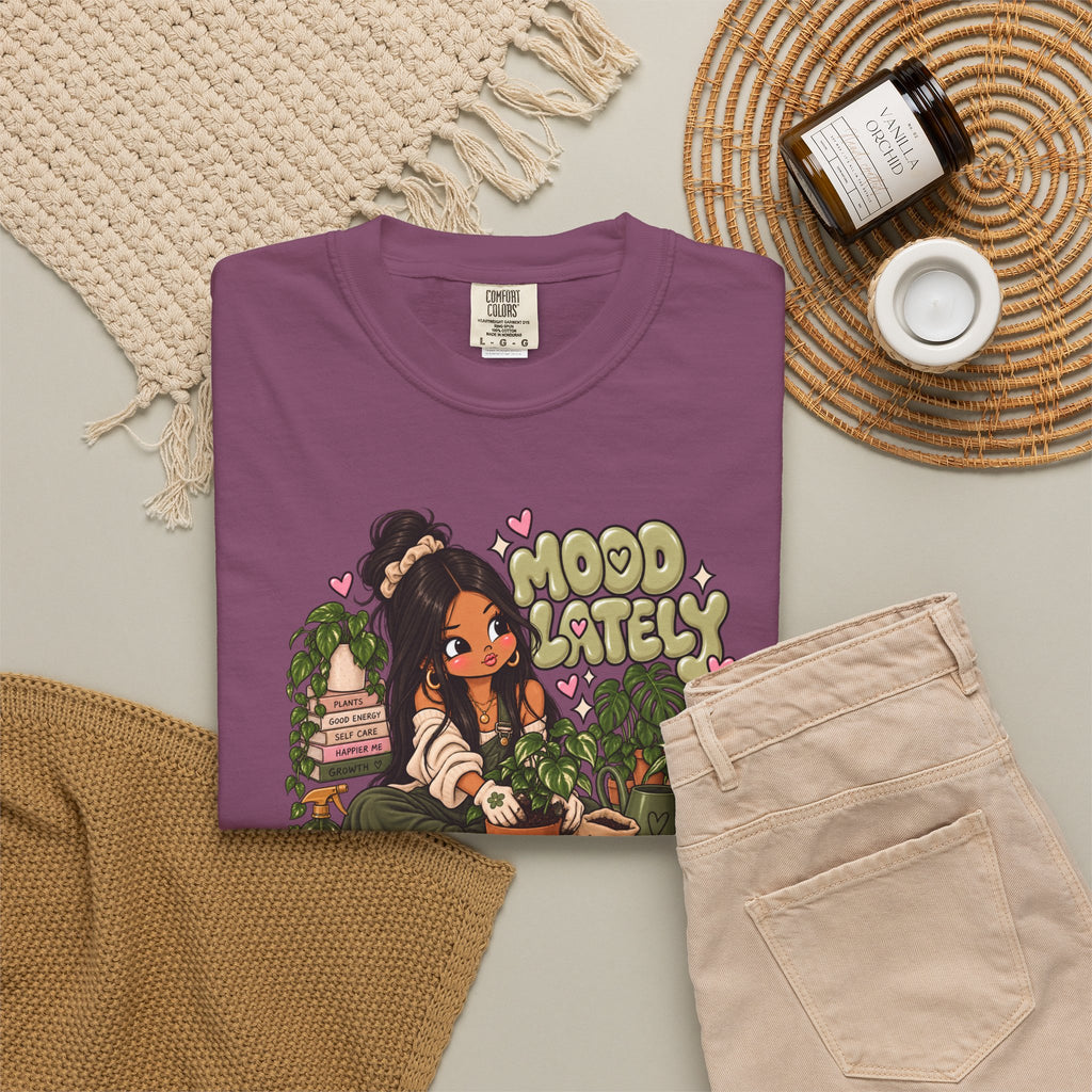 Plant Lady T-Shirt — 'Plant Baby' Cute Girl with Houseplants Graphic Tee