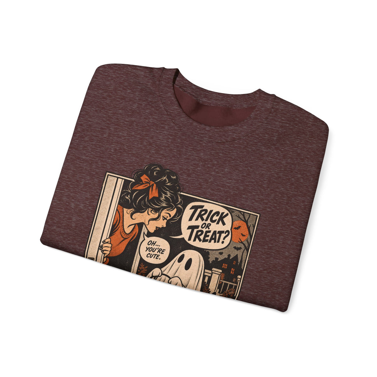 Trick or Treat Comic Sweatshirt