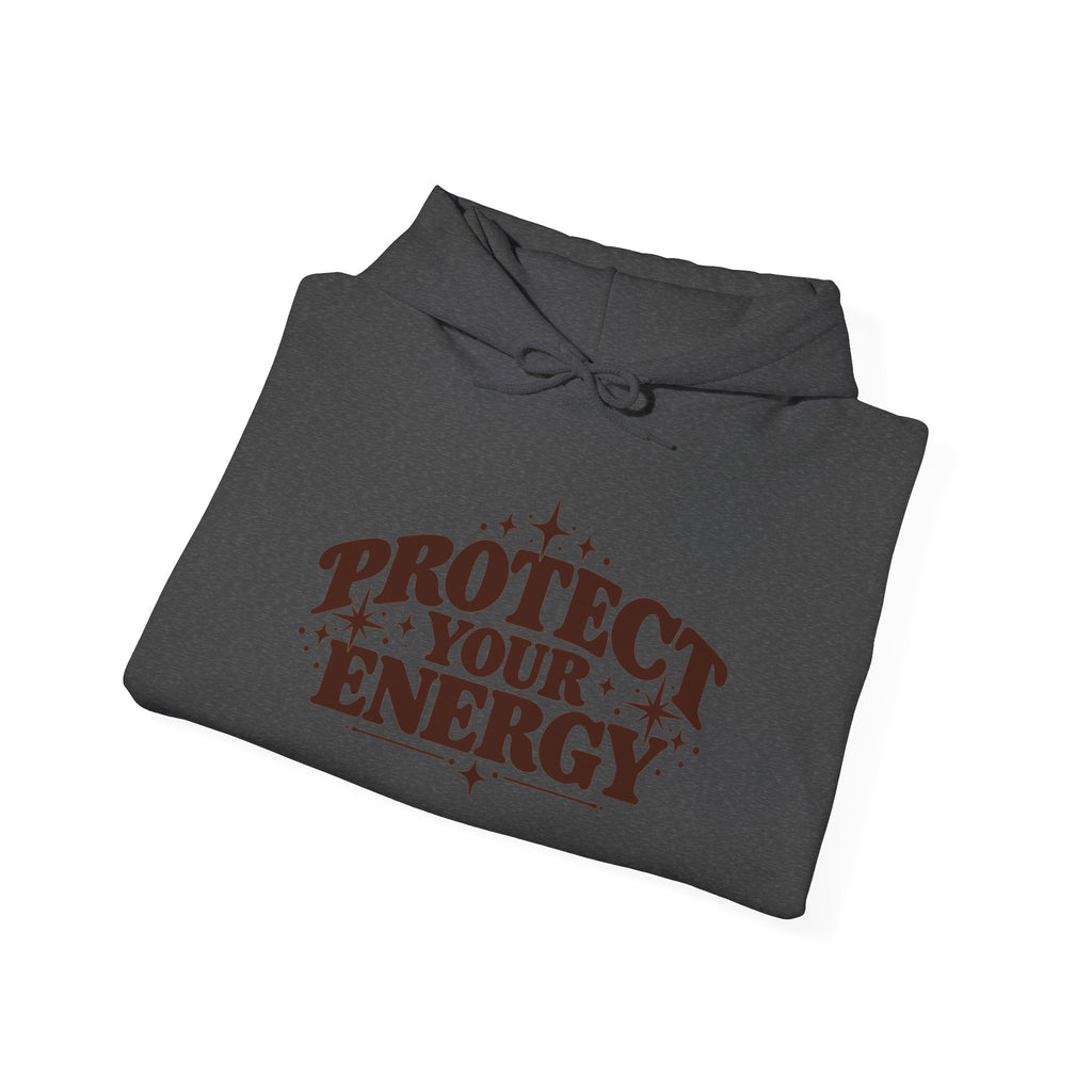 Protect Your Energy Hoodie — Positive Vibes Graphic Pullover