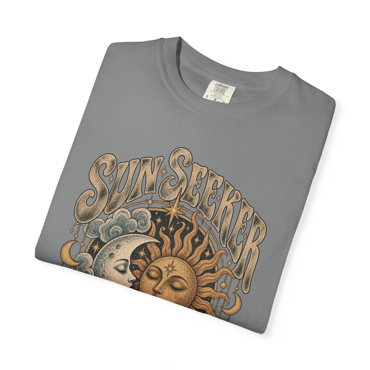 Sunseeker Moonlovers T-Shirt — Vintage Sun & Moon Graphic Tee