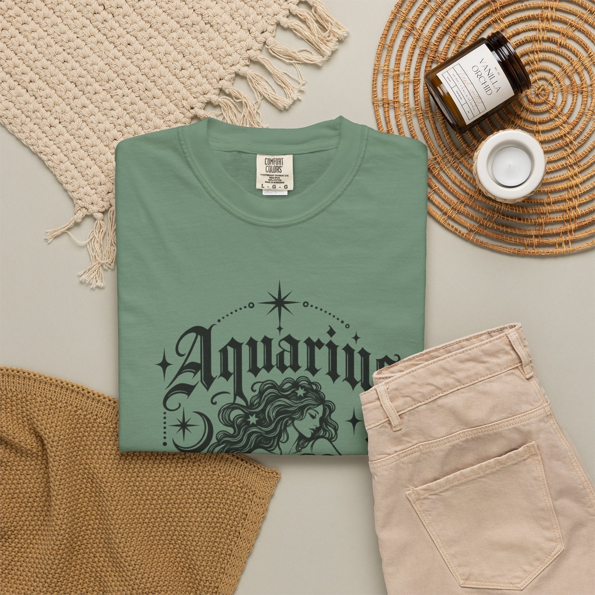 Aquarius Zodiac T-Shirt — Water Bearer Astrology Tee