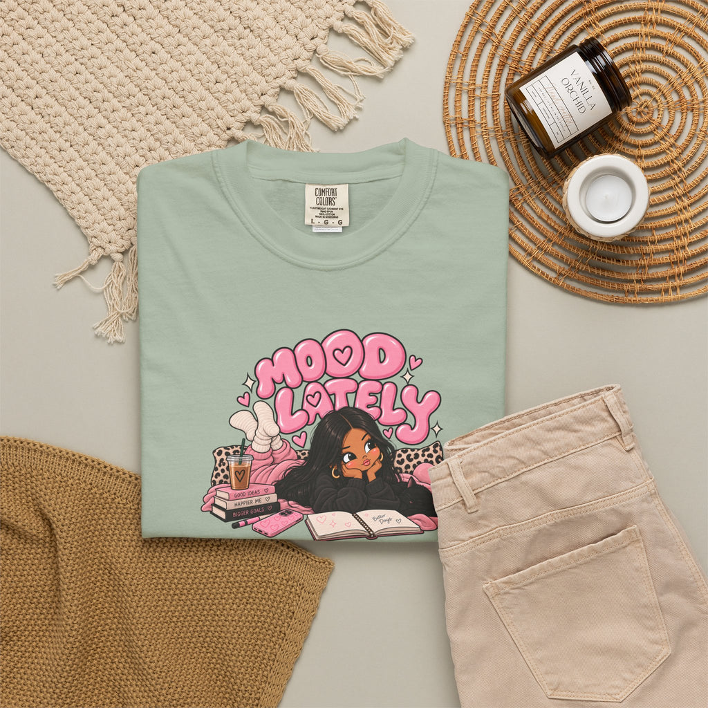 Mood Lately Graphic T-Shirt — Cozy Study Vibes
