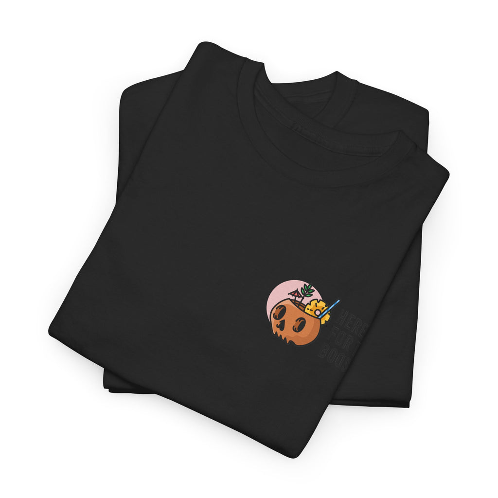 Here for the Boos Halloween T‑Shirt — Cute Boo Crew Graphic Tee