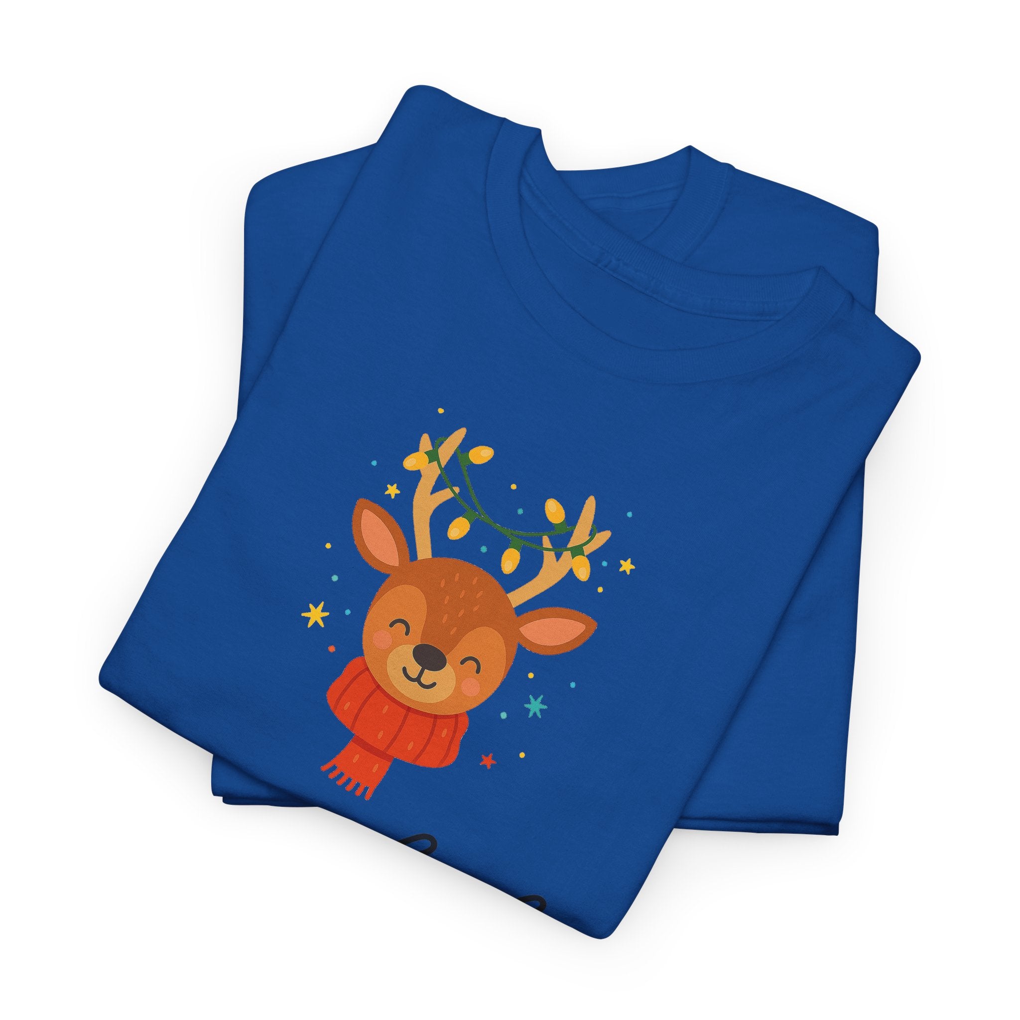 Joyful Reindeer Tee – Cute Holiday Christmas Shirt