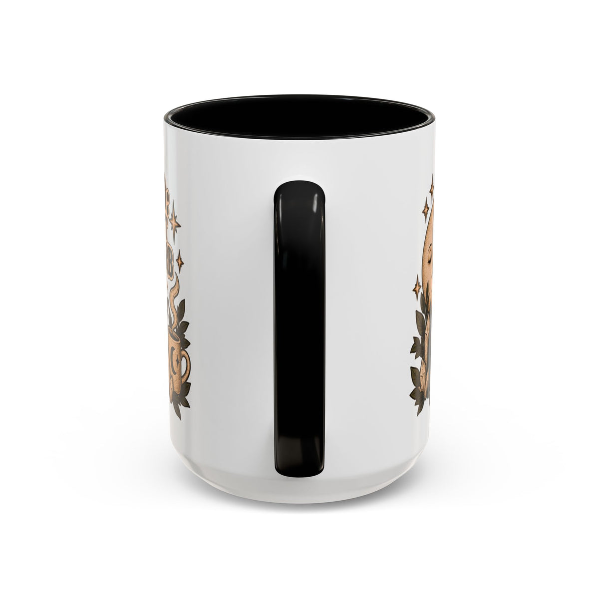 Mood: Do Not Disturb Mug — Sleepy Cat & Moon Ceramic Coffee Mug