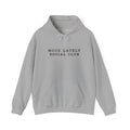 Mood Lately Social Club Hoodie — Minimal Text Graphic Pullover