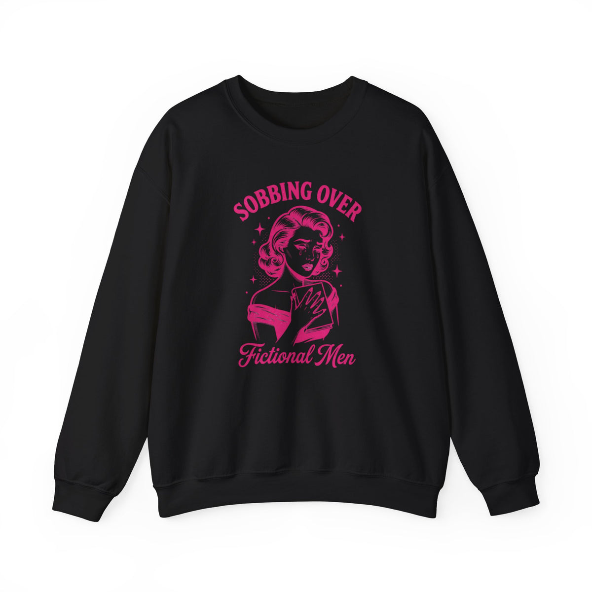 Sobbing Over Fictional Men Sweatshirt | BookTok Romance Club