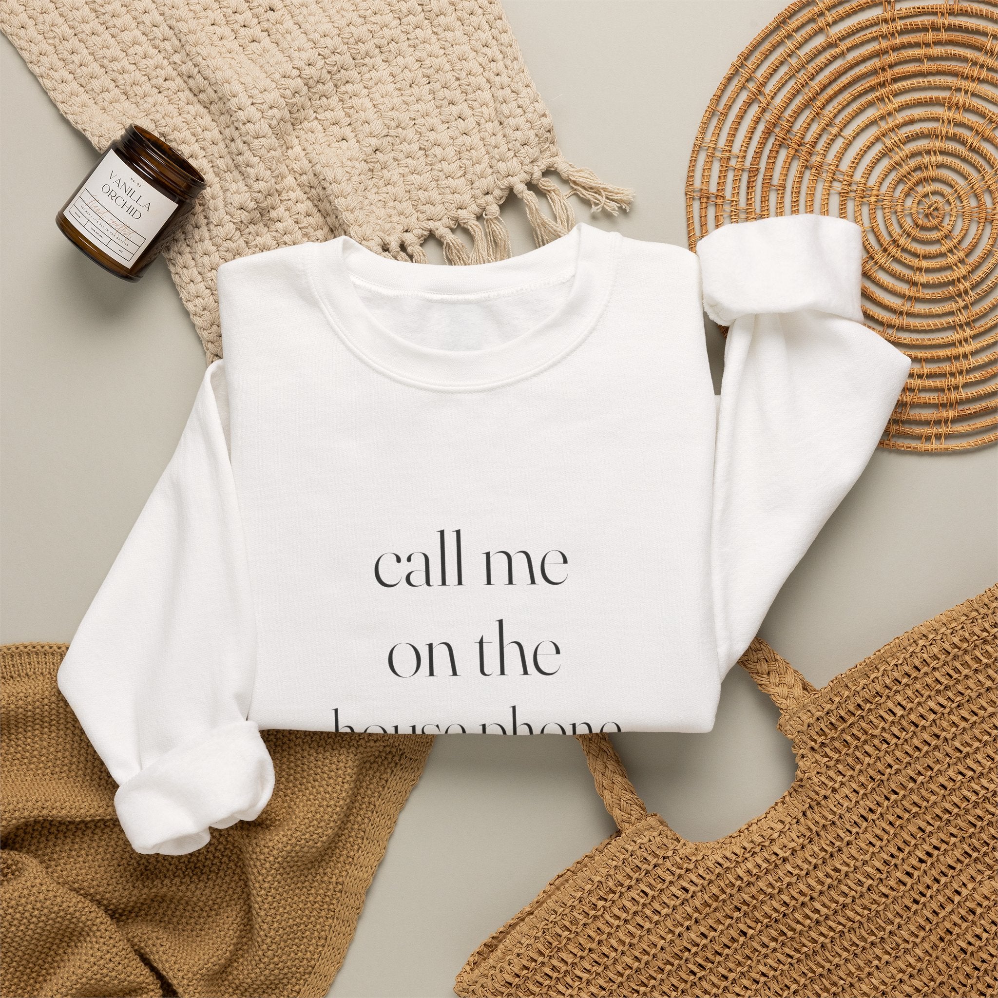 Call Me On The House Phone Sweatshirt