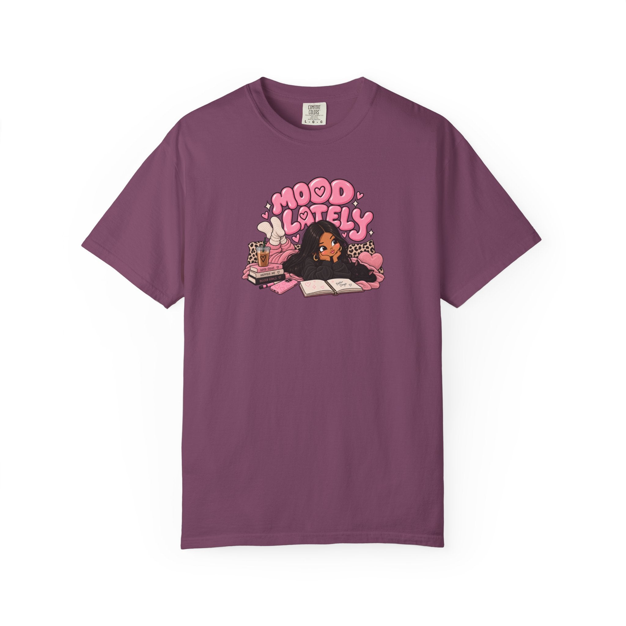 Mood Lately Graphic T-Shirt — Cozy Study Vibes