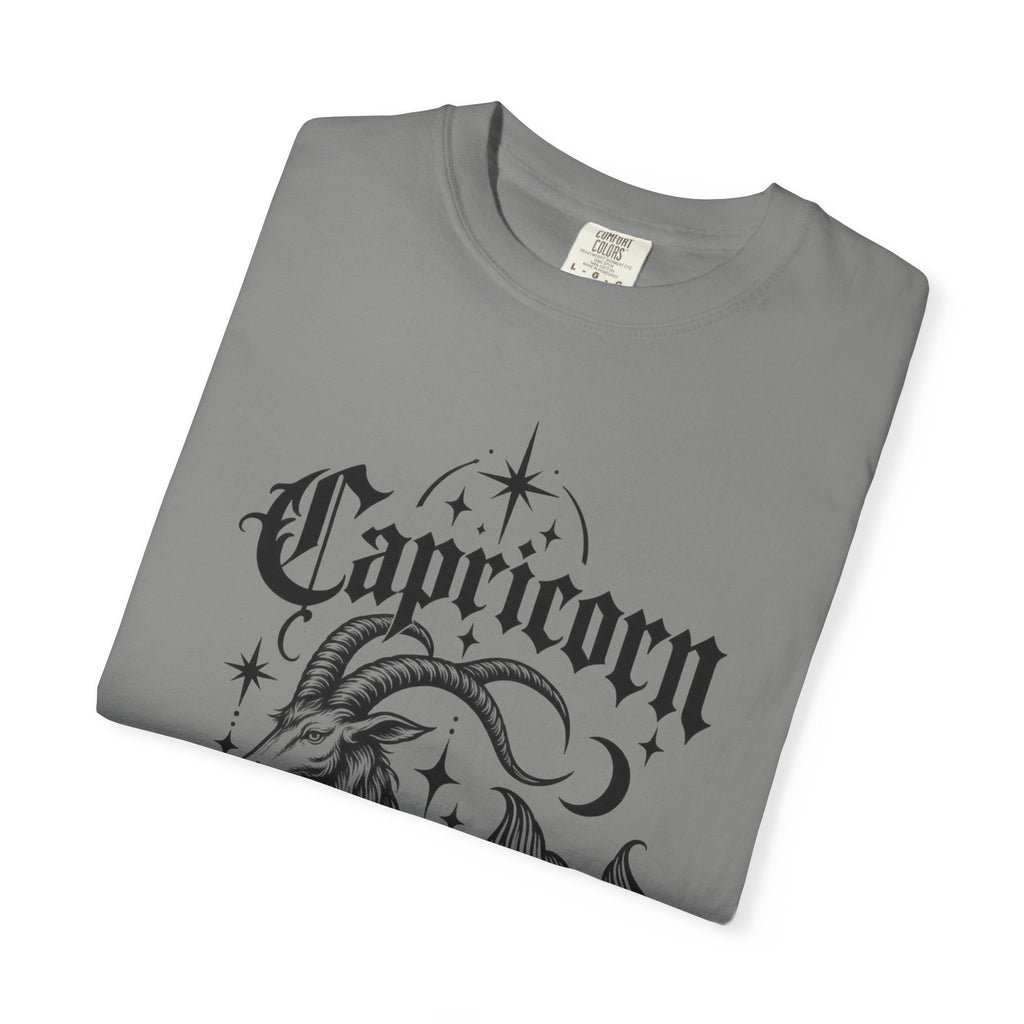 Capricorn Zodiac T-Shirt — Mystical Goat-Fish Astrology Tee