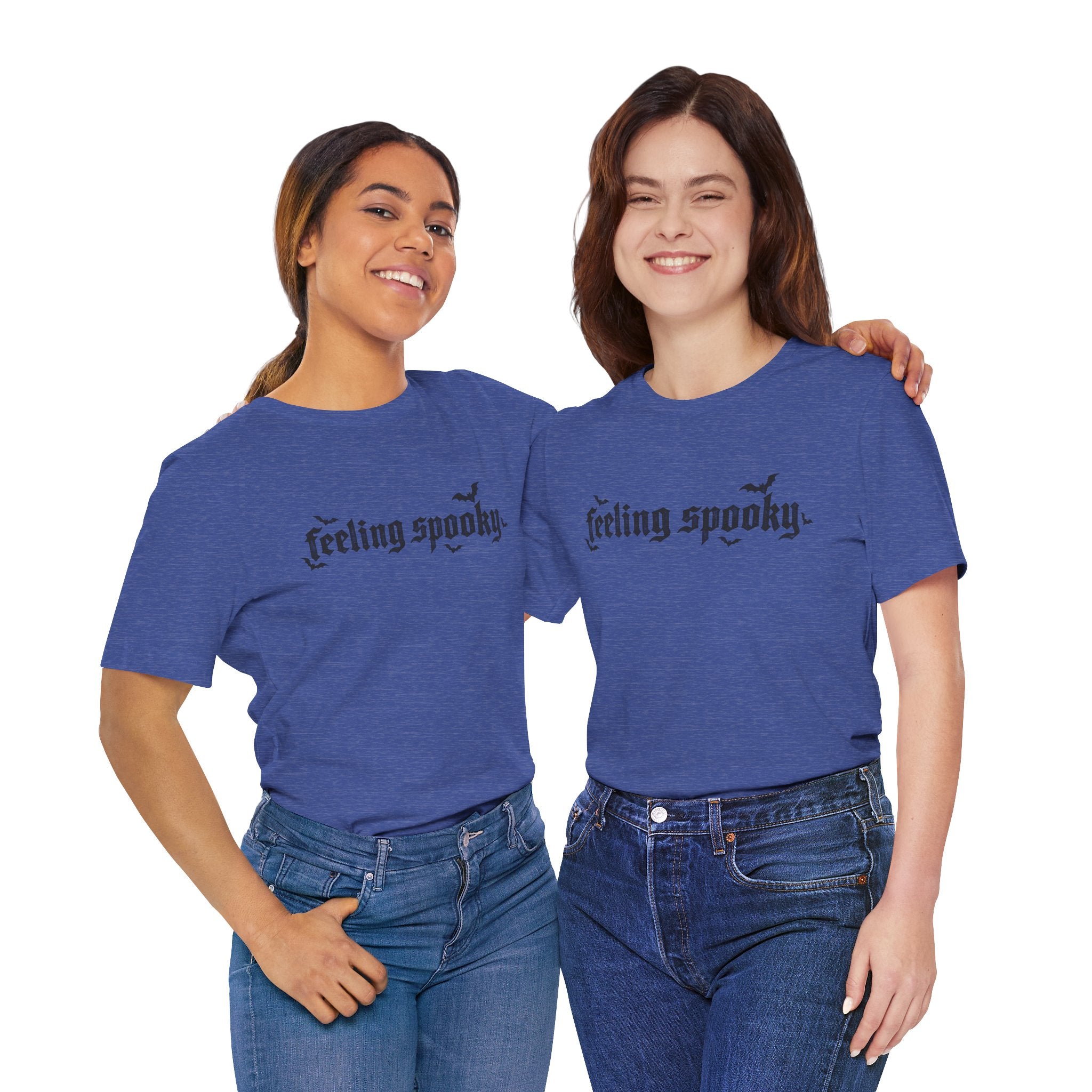 Feeling Spooky T-Shirt — Gothic Halloween Tee with Bats