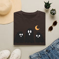 Ghost Trio T-Shirt — Cute Halloween Ghosts with Crescent Moon