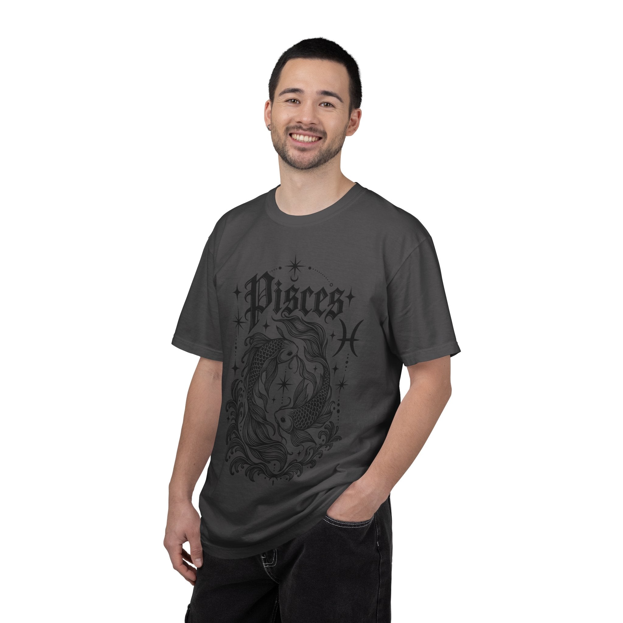 Pisces Zodiac T-Shirt — Vintage Fish Astrology Tee