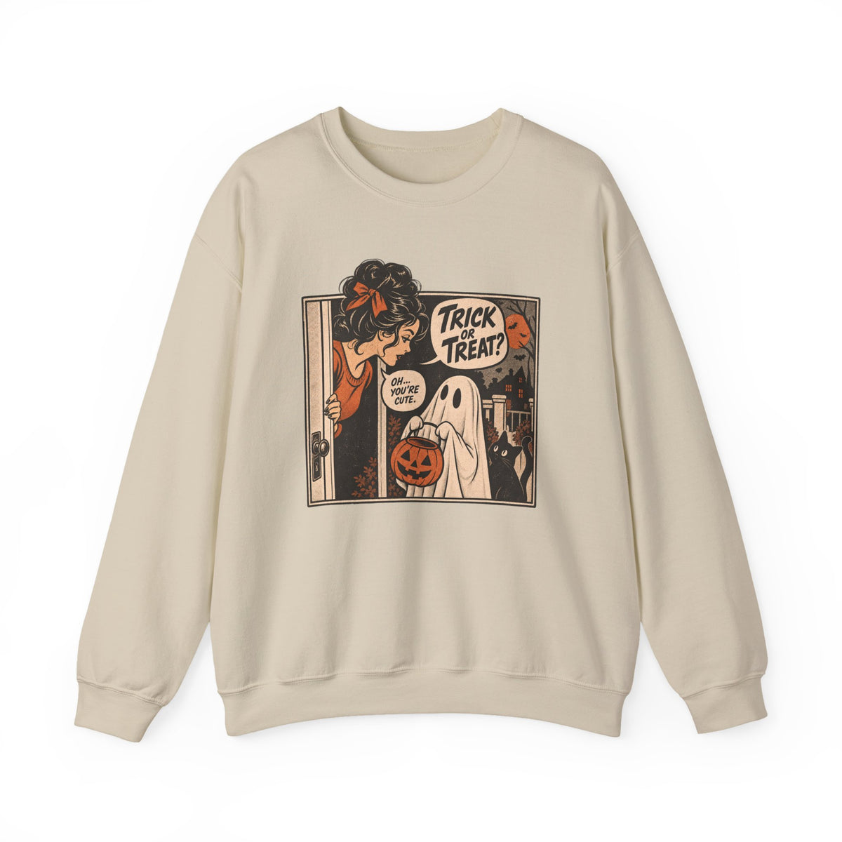 Trick or Treat Comic Sweatshirt