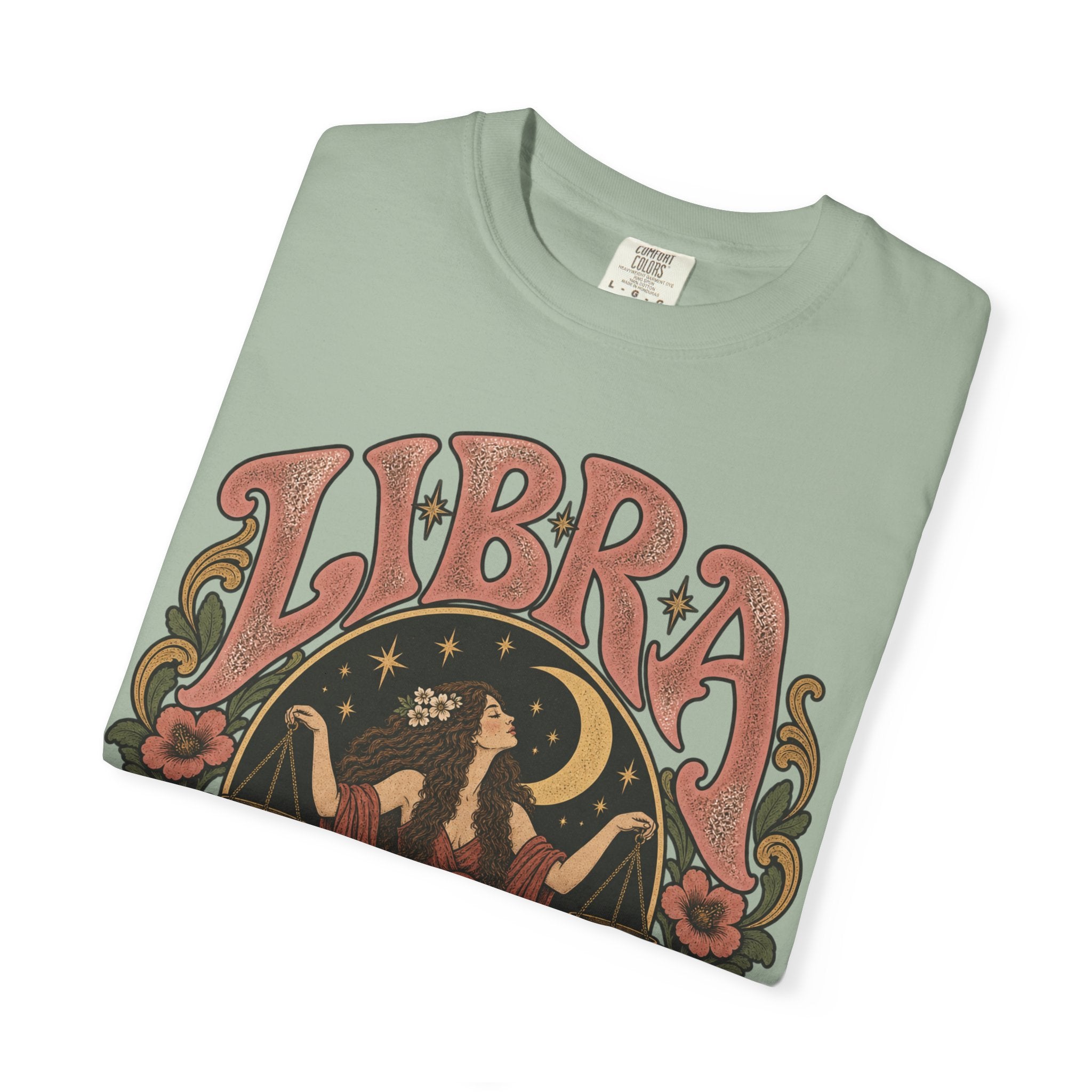 T-Shirt — Libra Vintage Zodiac Graphic Tee