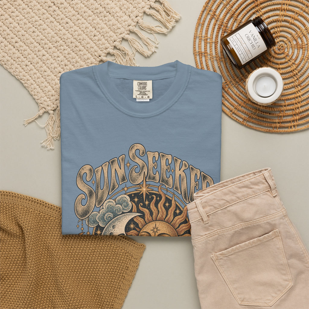Sunseeker Moonlovers T-Shirt — Vintage Sun & Moon Graphic Tee