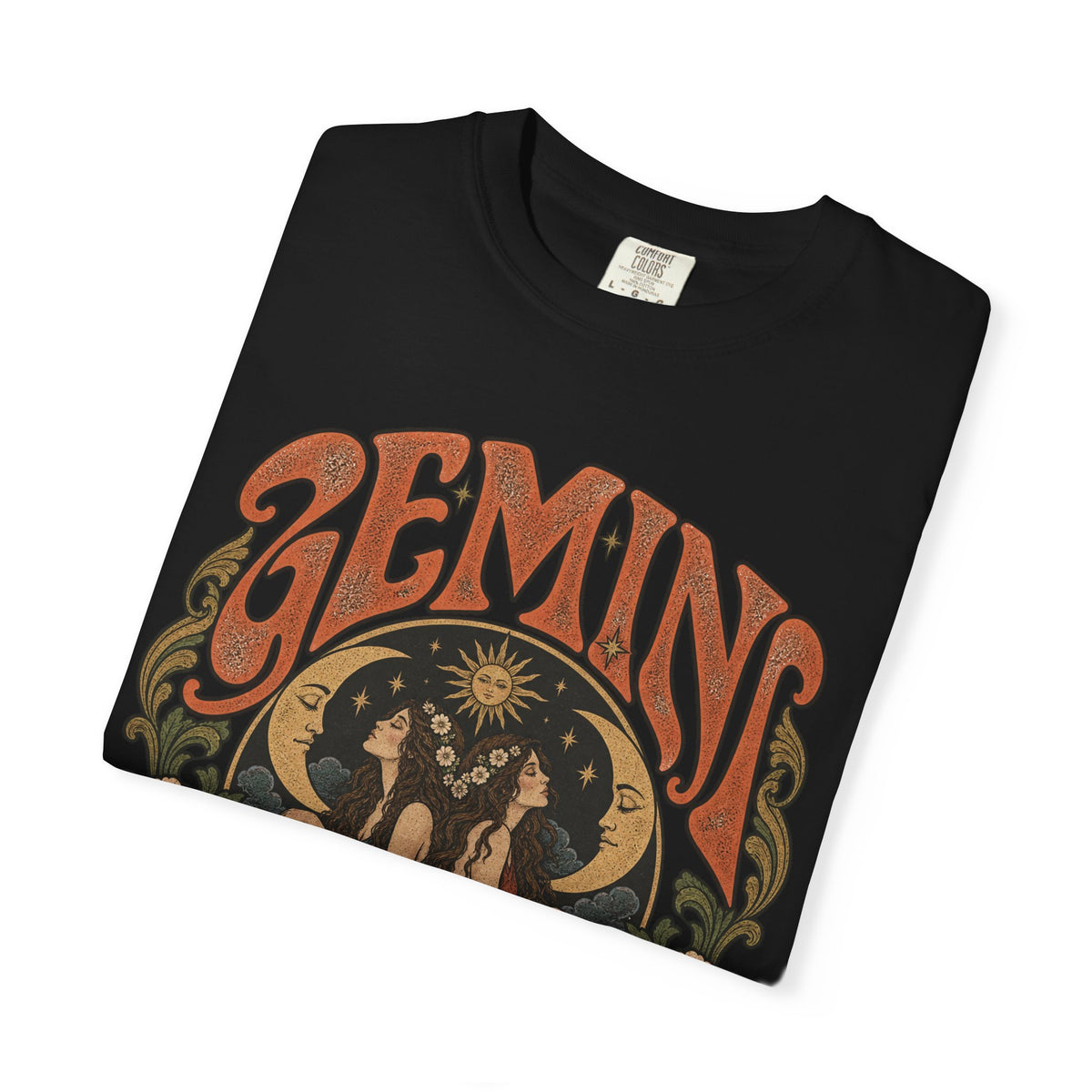 Gemini Zodiac T-Shirt — Vintage Astrological Graphic Tee