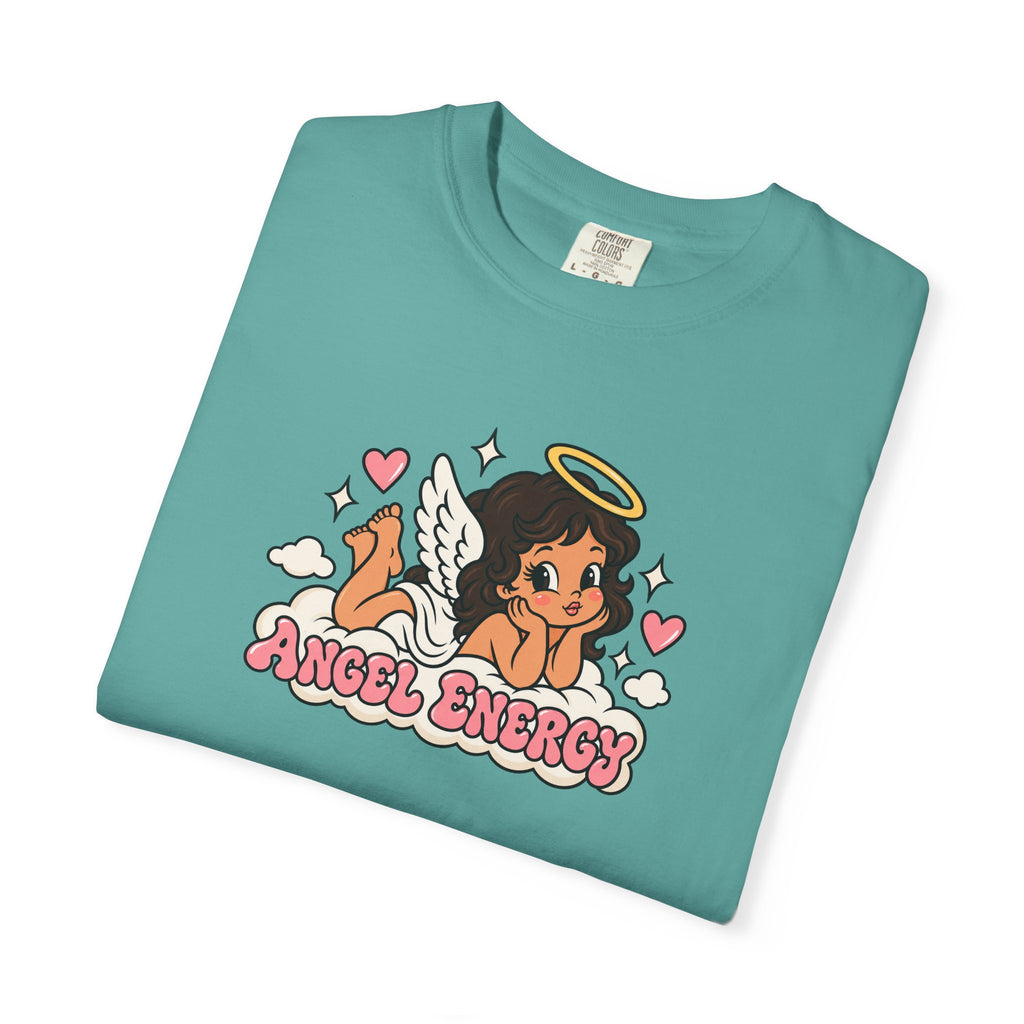 Angel Energy T-Shirt — Cute Retro Angel Graphic Tee