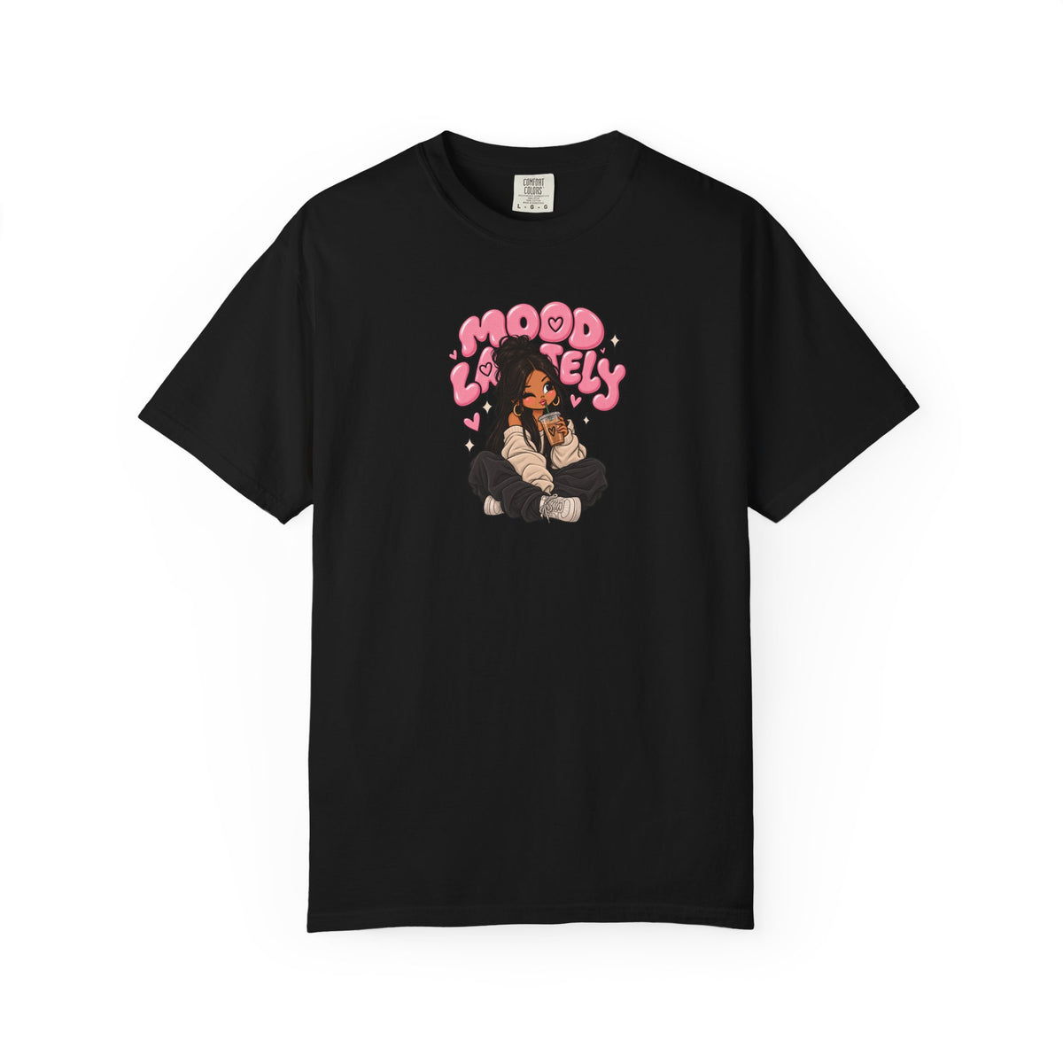 Mood Lovely T-Shirt — Cute Cartoon Girl Graphic Tee