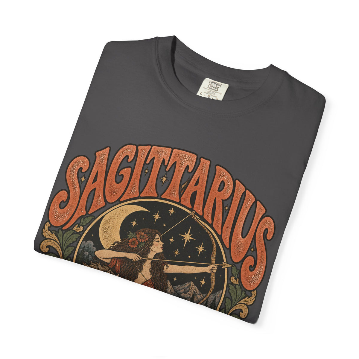 Sagittarius Zodiac T-Shirt — Retro Astrology Archer Design