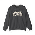 Mood Lately Crewneck Sweatshirt — Retro Cloud Lettering Graphic Pullover