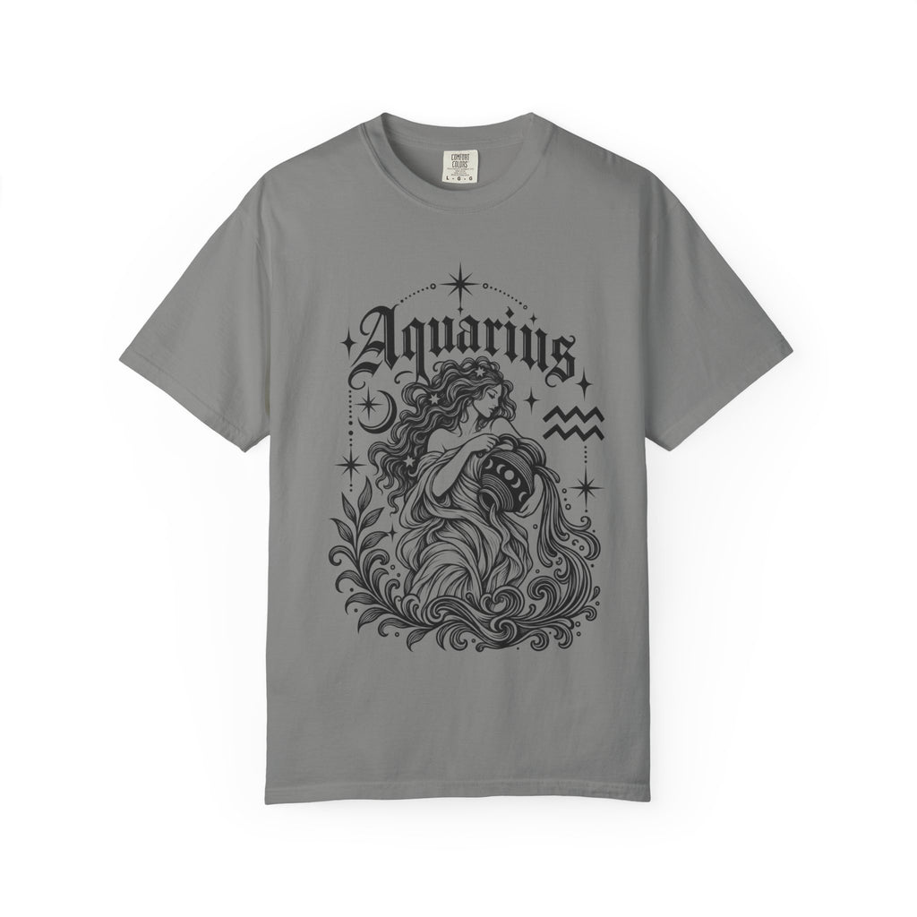 Aquarius Zodiac T-Shirt — Water Bearer Astrology Tee