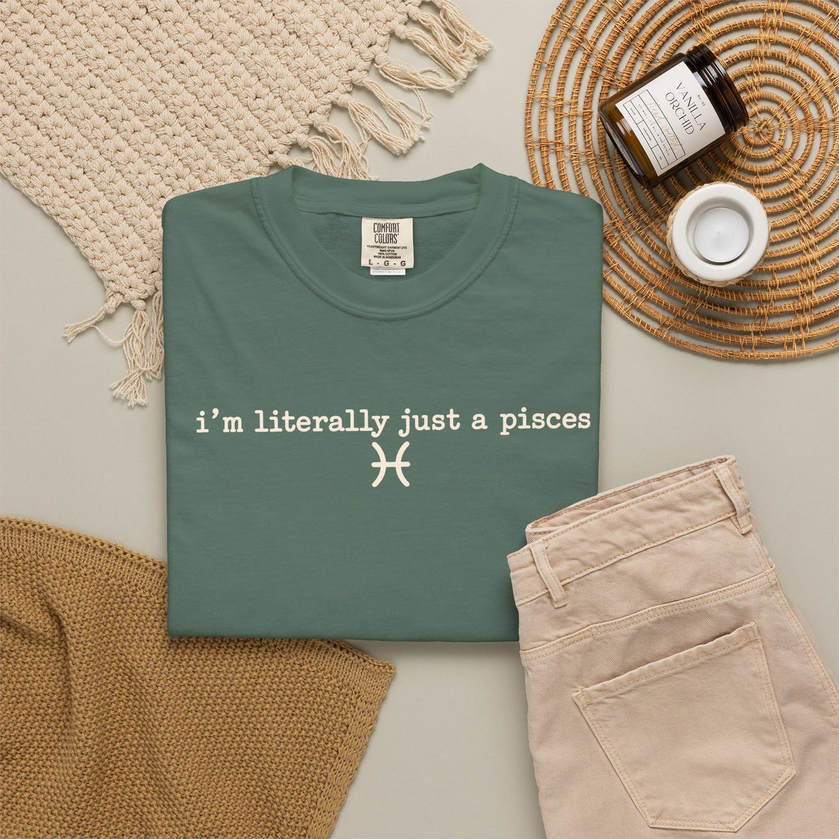I'm Literally Just a Pisces Tee — Funny Zodiac Graphic T-Shirt