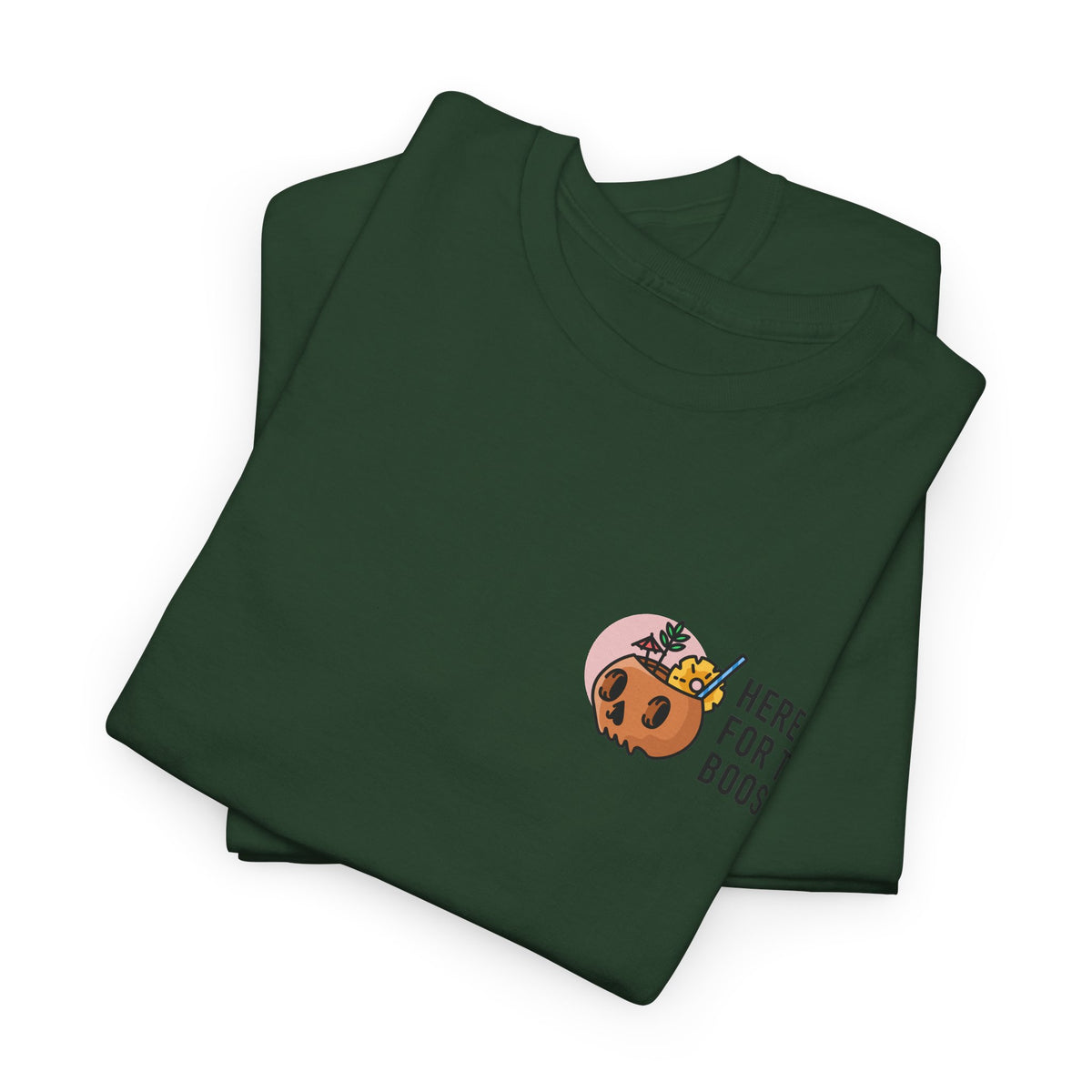 Here for the Boos Halloween T‑Shirt — Cute Boo Crew Graphic Tee
