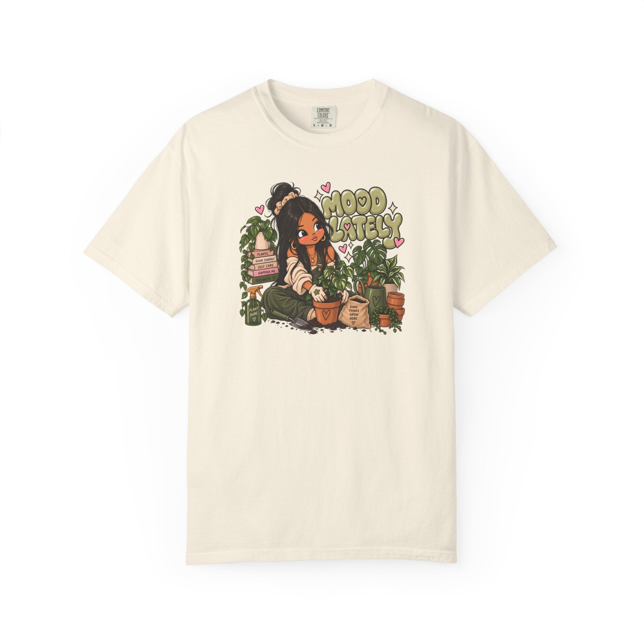 Plant Lady T-Shirt — 'Plant Baby' Cute Girl with Houseplants Graphic Tee