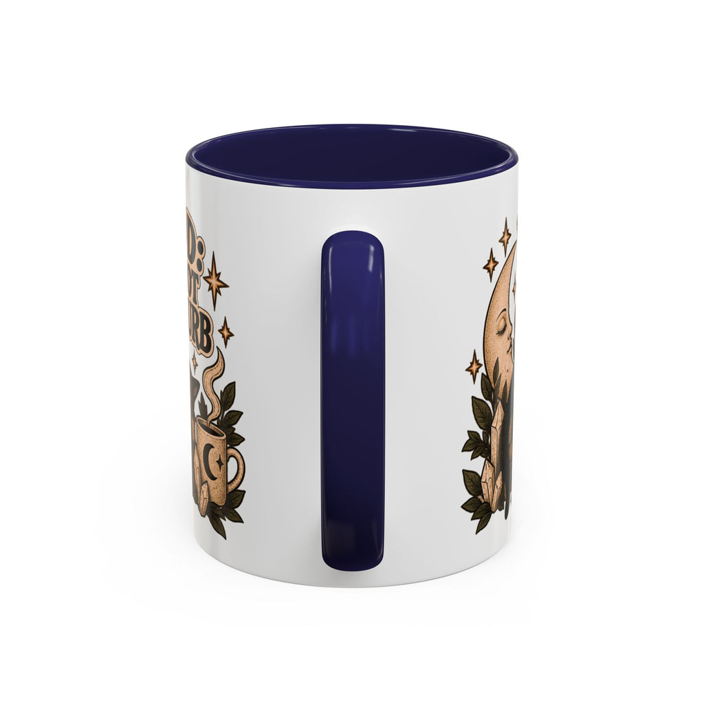 Mood: Do Not Disturb Mug — Sleepy Cat & Moon Ceramic Coffee Mug