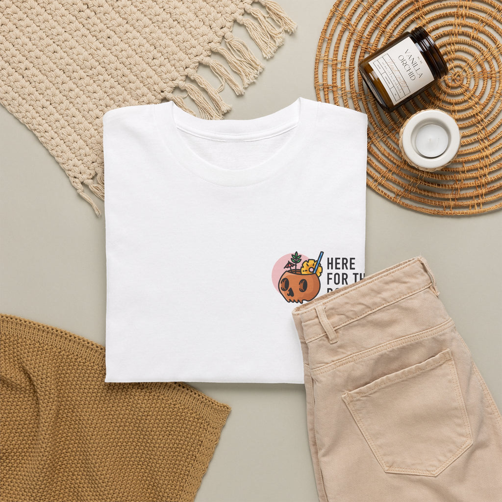 Here for the Boos Halloween T‑Shirt — Cute Boo Crew Graphic Tee