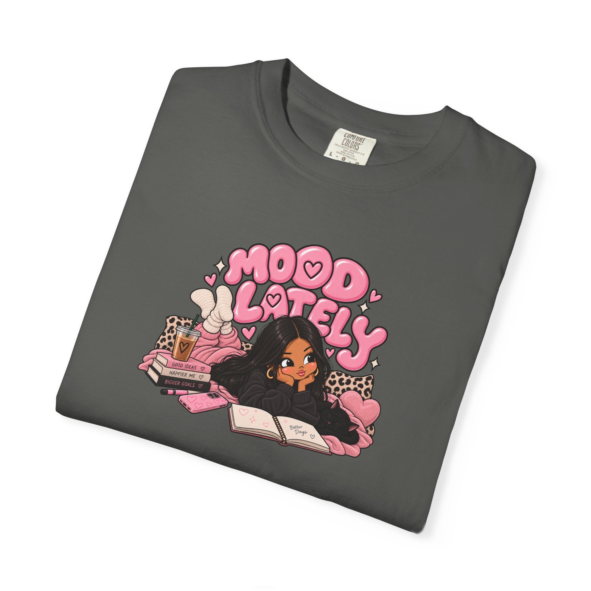 Mood Lately Graphic T-Shirt — Cozy Study Vibes