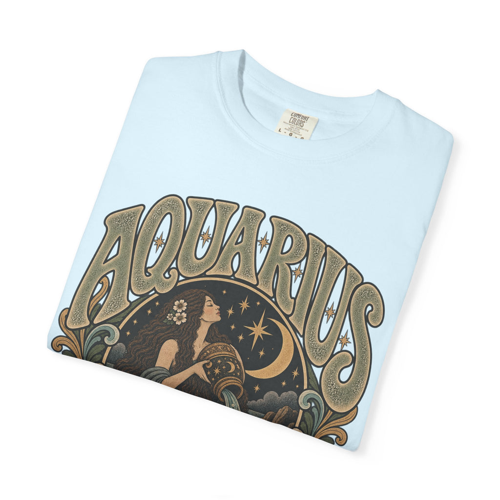 Aquarius Zodiac T-Shirt — Vintage Astrological Sign Tee